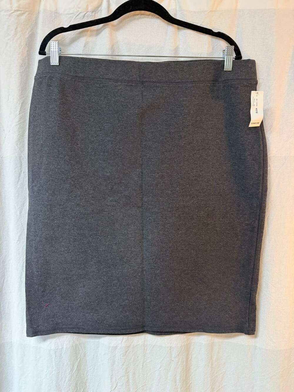 Ponte-Knit Pencil Skirt
